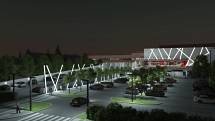 Nové vizualizace přestavby zimního stadionu v Olomouci na Městskou halu