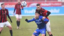 3. kolo MOL Cupu: Sigma Olomouc - Domažlice 3:1. Mojmír Chytil (v modrém)