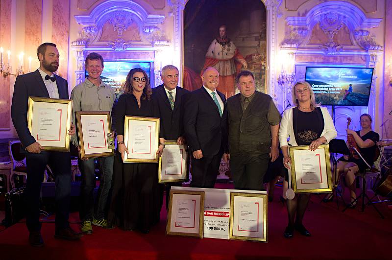 Ceny cestovního ruchu Olomouckého kraje 2017 udělované v Arcibiskupském paláci
