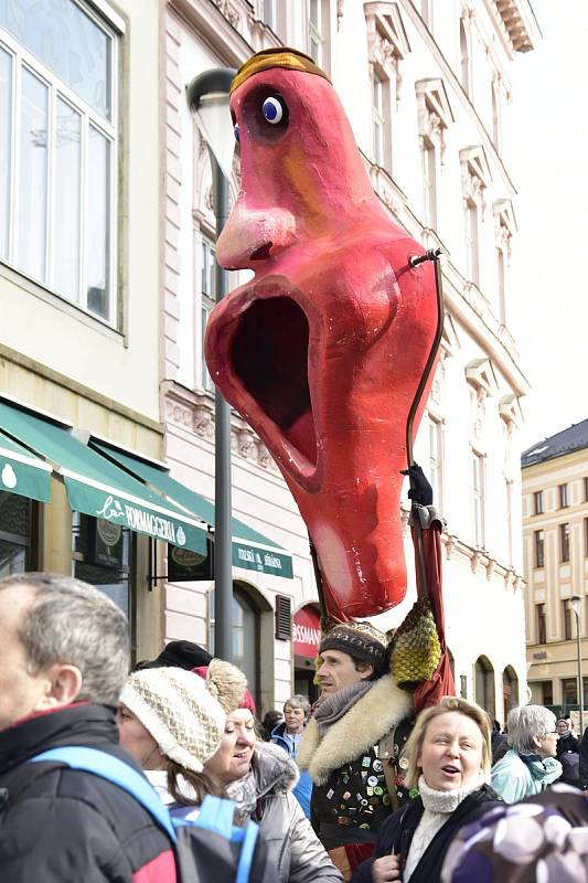 Masopustní veselí v Olomouci, 15. 2. 2020