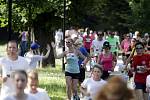 Součástí olomouckého půlmaratonu je i Rodinný běh. V 17 hodiny se na něj vydaly stovky účastníků.