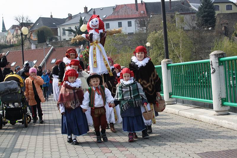 Vynášení zimy v Přerově, duben 2019