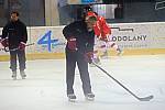 První trénink hokejistů Olomouce na ledě v letní přípravě.
