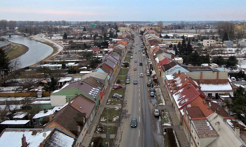 Ulice Střední Novosadská v Olomouci. Ilustrační foto