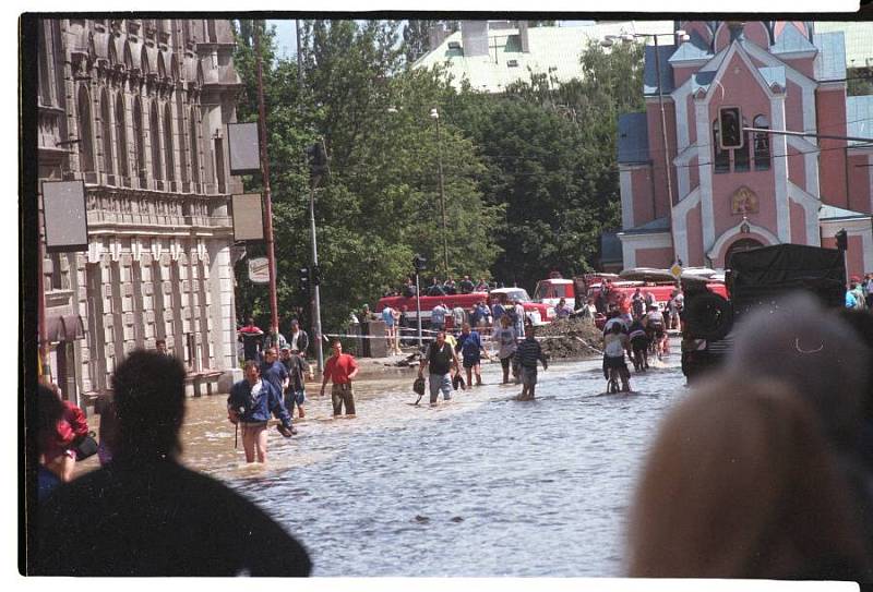 Olomouc, Komenského ulice, 9. července 1997