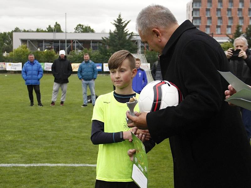 Nejlepší střelec turnaje starších žáků Daniel Smékal (Šumperk).