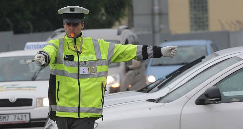 Krajské kolo soutěže dopravních policistů Regulovčík 2015 v Olomouci