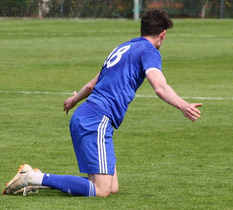 Fotografie ze zápasu 26. kola MSFL mezi celky SK Sigma Olomouc B a SK Uničov