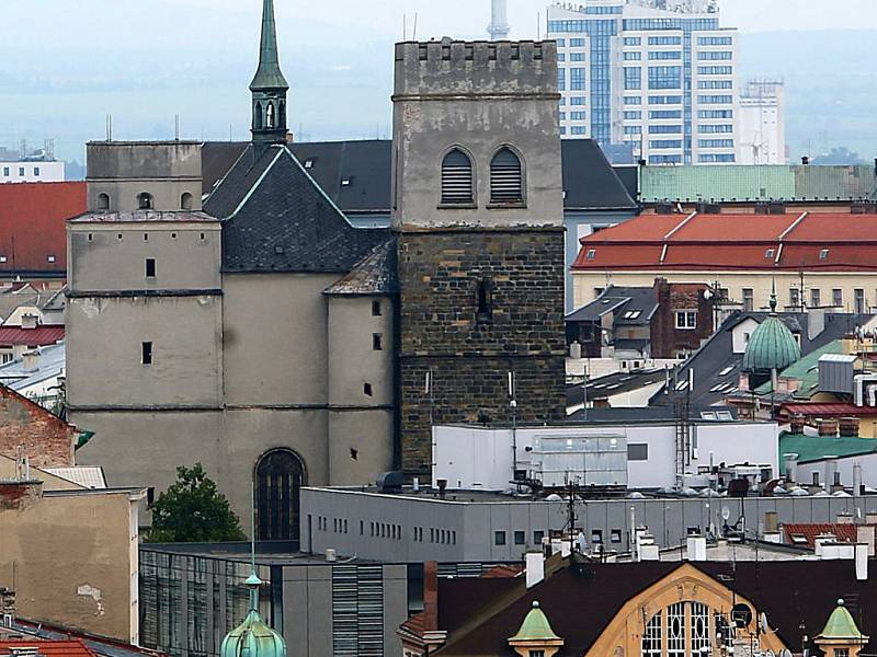 Chrám sv. Mořice v Olomouci před opravou. Ilustrační foto