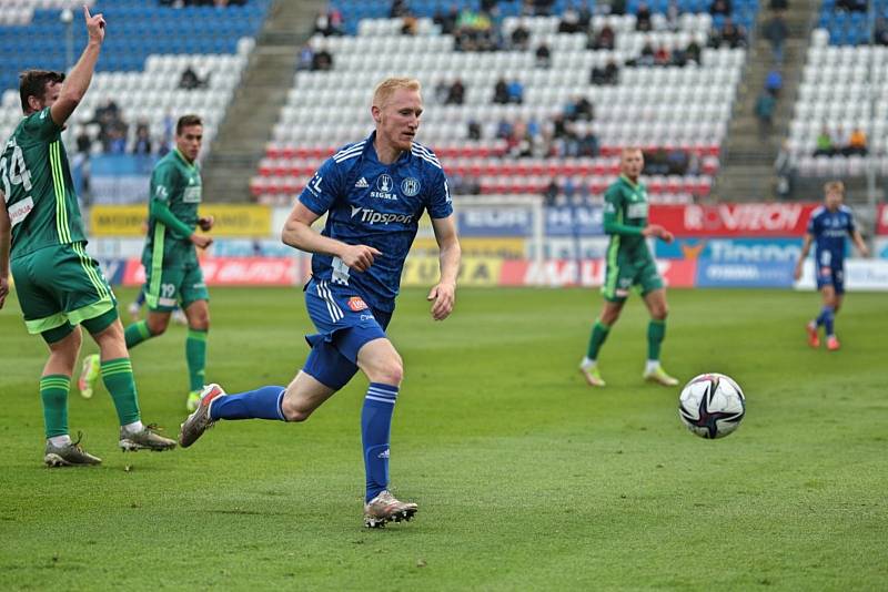 Fotbalová Sigma Olomouc porazila MFK Karviná 2:0.  Václav Jemelka