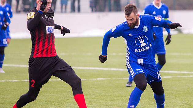 Sigma Olomouc - SFC Opava 3:0. Dominik Simerský a Václav Vašíček.