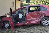 Nehoda v neděli 5. června na okraji Vikýřovic.