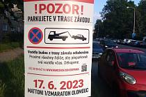 Olomoucký půlmaraton omezí dopravu a parkování v části města. Ilustrační foto