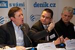 Panelové diskuze o problémech Olomouckého kraje nazvaná Deník s vámi. V olomouckém Clarion Congress Hotelu ji pořádalo vydavatelství Vltava Labe Media.