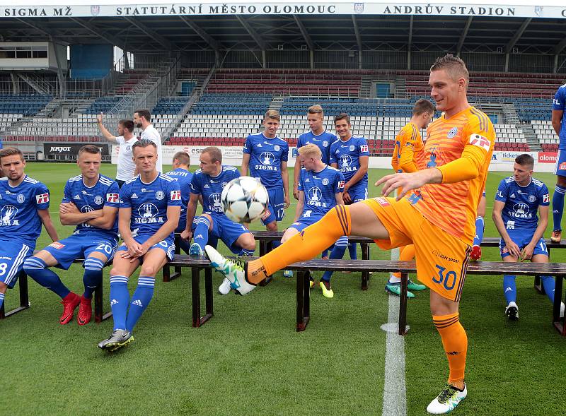 SK Sigma Olomouc - tradiční focení týmu před zahájením ligového ročníku