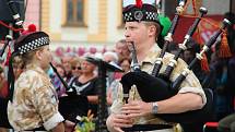 Oslavy maršála Radeckého na olomouckém Horním náměstí