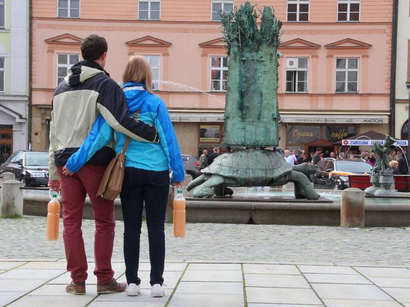 Vinné slavnosti na Horním náměstí v Olomouci