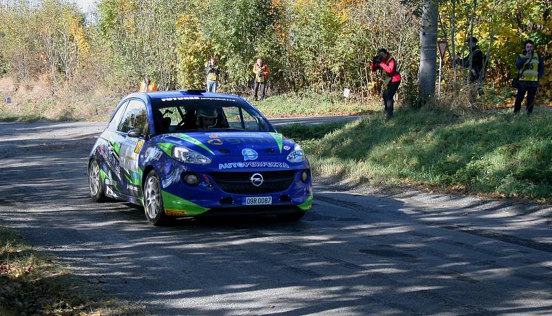 Rally Morava se jela v okolí Šternberku. Michal Horák