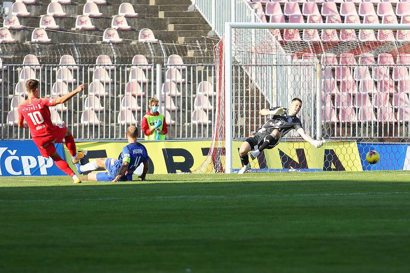 4. kolo FORTUNA:LIGY: FC Zbrojovka Brno - SK Sigma Olomouc 2:4