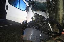 Noční vážná nehoda v Topolanech, 16. 3. 2022