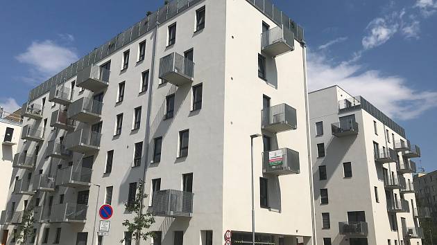 Ceny bytů v Olomouci neklesají. Poptávka po těch nových neutuchá, i když ceny jsou vysoké.Na snímku jeden z developerských projektů ve Wolkerově ulici.