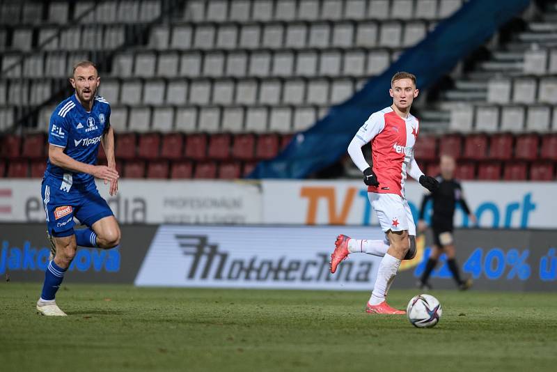 SK Sigma Olomouc - SK Slavia Praha 0:1 (0:0). Roman Hubník, Jan Kuchta