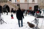 Palachův týden: protikomunistická demonstrace na olomouckém Horním náměstí