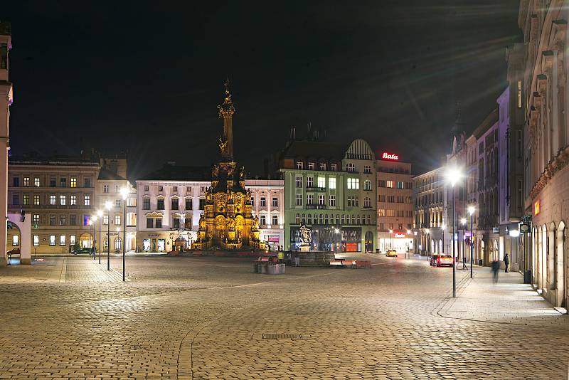 Lampy Philips UrbanStar na Horním náměstí v Olomouci