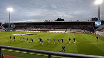 Andrův stadion před zápasem Evropské ligy mezi Zlínem a Tiraspolem