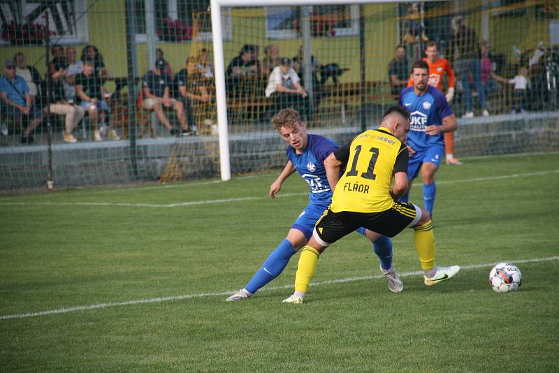 Fotografie ze zápasu 5. kola divize E mezi celky FK Nové Sady a FK Kozlovice