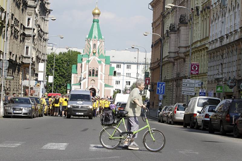 Fanoušci Opavy v Olomouci na finále českého poháru