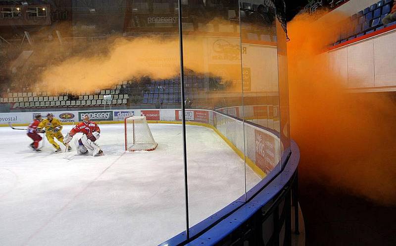 Kouřové efekty na derby Olomouc vs. Šumperk