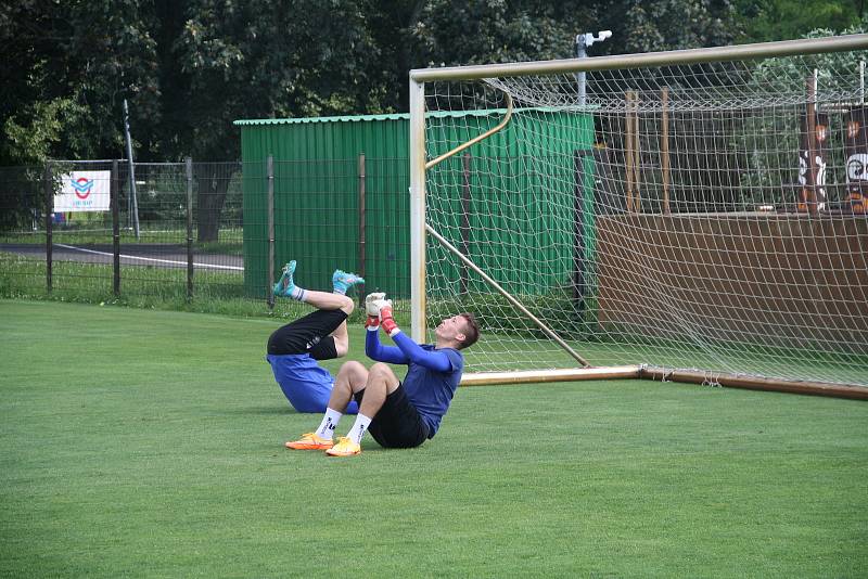 Úvodní trénink fotbalistů SK Sigma Olomouc