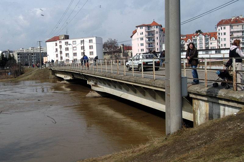 30. března 2006. Olomouc - Nové Sady, most u kojeneckého ústavu