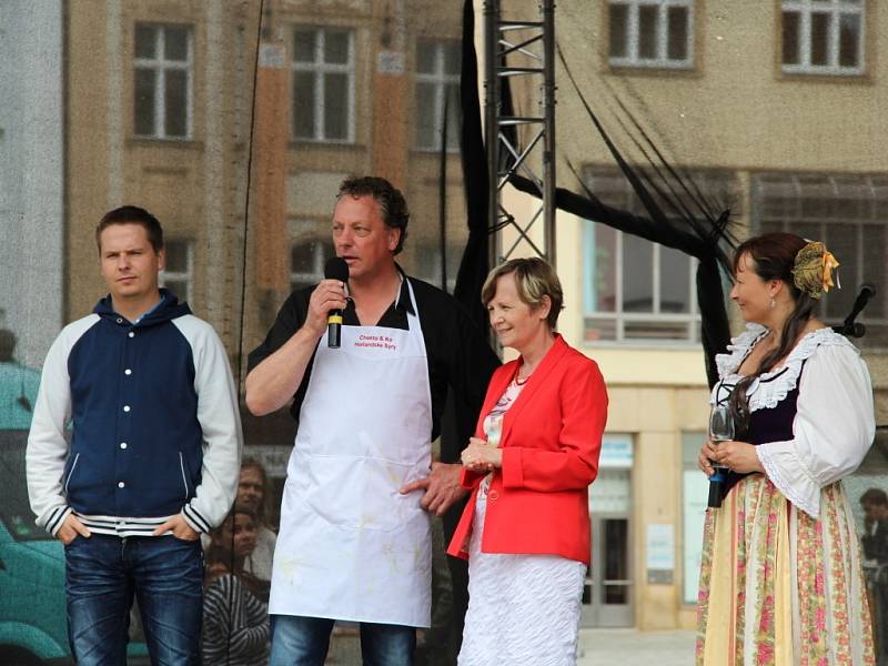 Vinné trhy v centru Olomouce