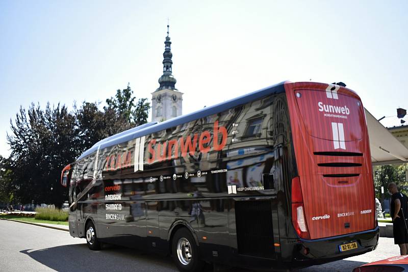 Světový pohár v cyklistice zavítal do Prostějova. Startovalo se přímo před radnicí. 7.8. 2020