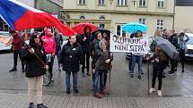 Demonstrace za nezávislost justice v Olomouci, 13. 5. 2019