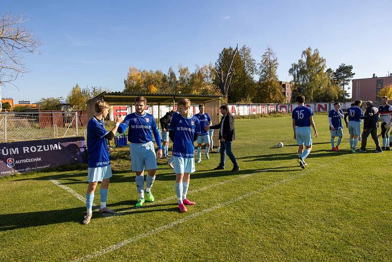 Hodolany (v pruhovaném) porazily Šumvald 4:1