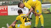 Fotografie ze zápasu mezi celky 1. HFK Olomouc a FC Strání