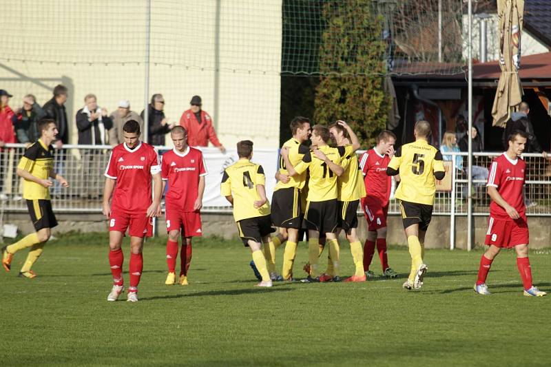 Fotbalisté Nových Sadů remizovali s Novým Jičínem 2:2.