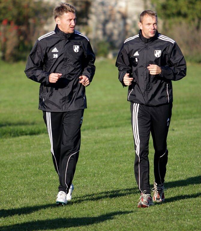 Marek Heinz na tréninku HFK Olomouc