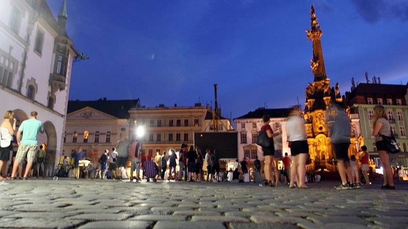 Program na Horním náměstí v Olomouci. Ilustrační foto