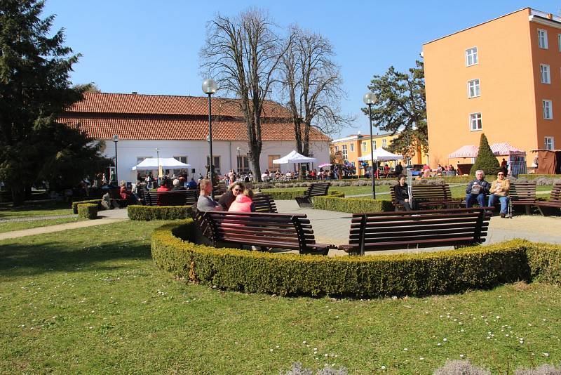 Ve Slatinicích v sobotu slavnostně zahájili lázeňskou sezónu. Návštěvníci si mohli nakoupit na jarmarku, poslechnout si cimbálovou muziku a vidět slavnostní příjezd koňského čtyřspřeží s historickým kočárem.