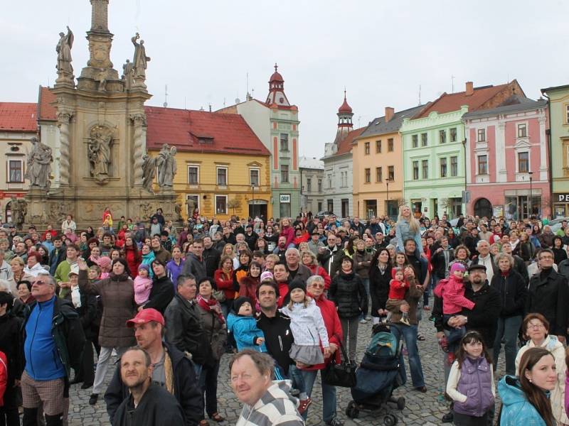 Centrum Uničova. Ilustrační foto