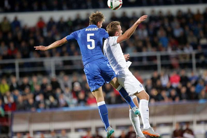 Anglie proti Itáli. Euro U21 na Andrově stadionu v Olomouci