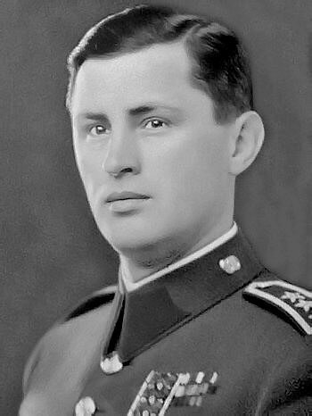 Josef Mašín v uniformě důstojníka československé armády