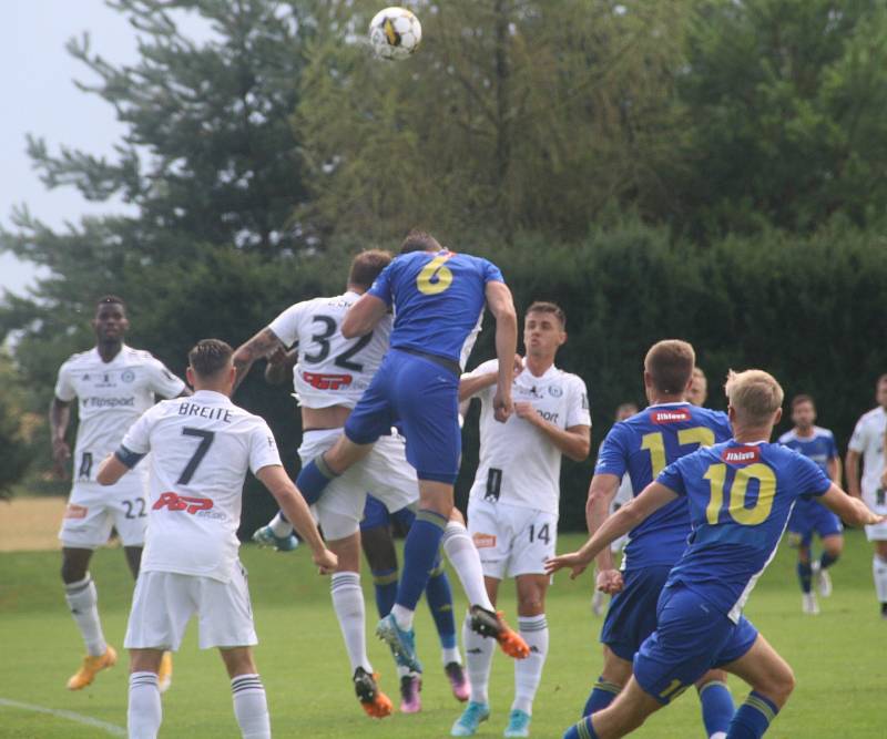 Fotografie z přípravného zápasu mezi celky SK Sigma Olomouc a FC Vysočina Jihlava