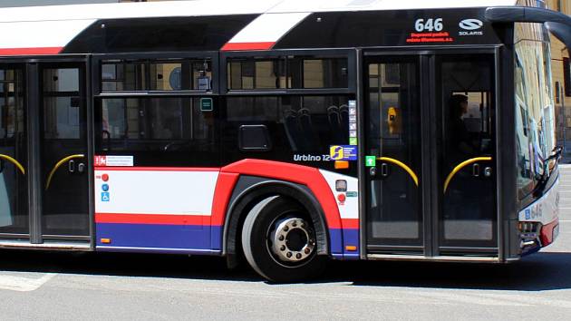 Autobus olomoucké MHD. Ilustrační foto