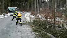 Následky silného větru v Olomouckém kraji, 5. 2. 2020