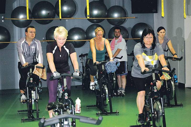 Indoor cycling v Hubnutí s Deníkem